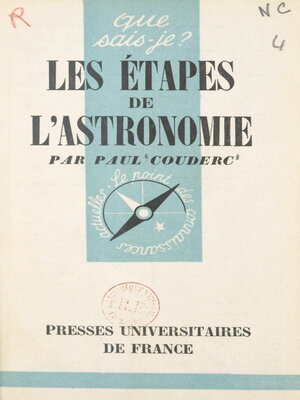 cover image of Les étapes de l'astronomie